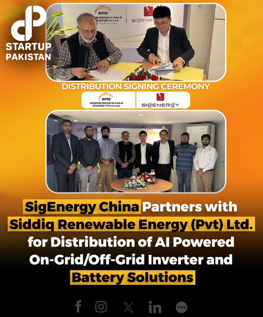 Sigenergy Launches in Pakistan Through Strategic Partnership with Siddiq Renewable Energy